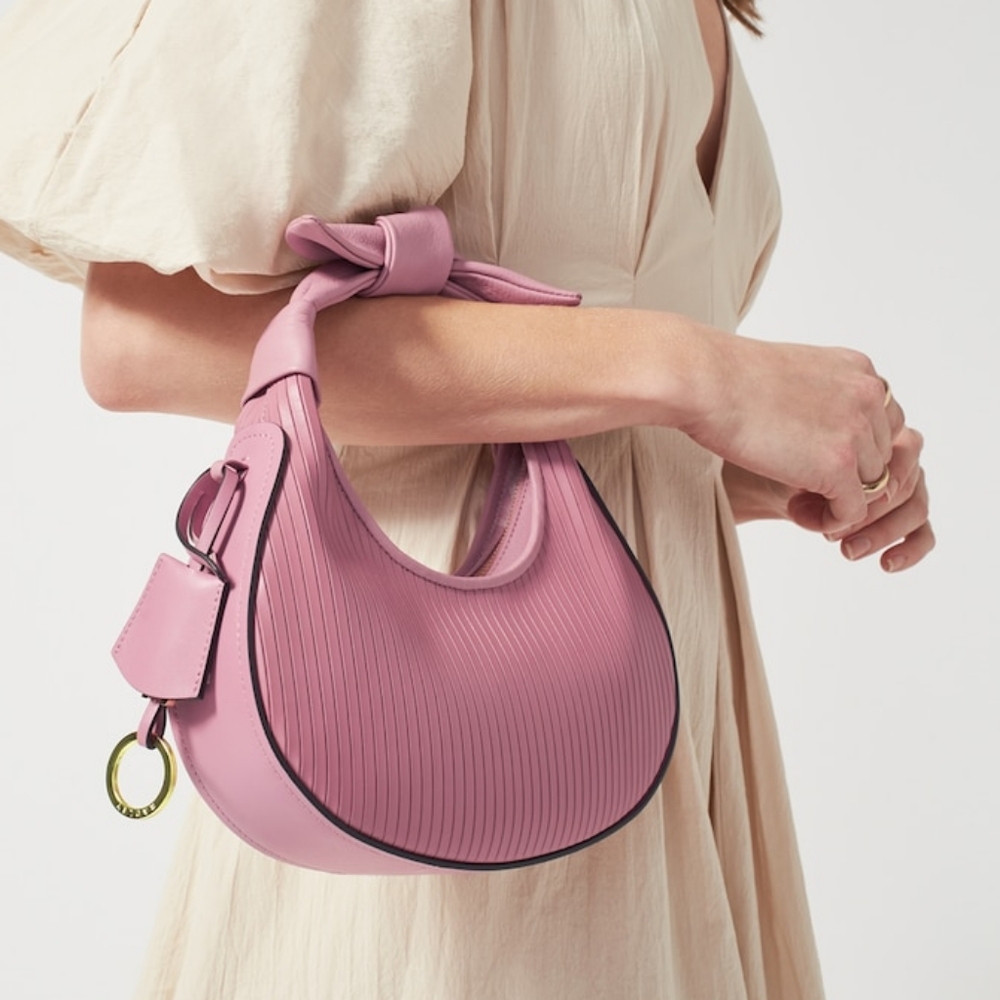 RARE Radley London Pink Clarence Road Small Zipped Grab Bag